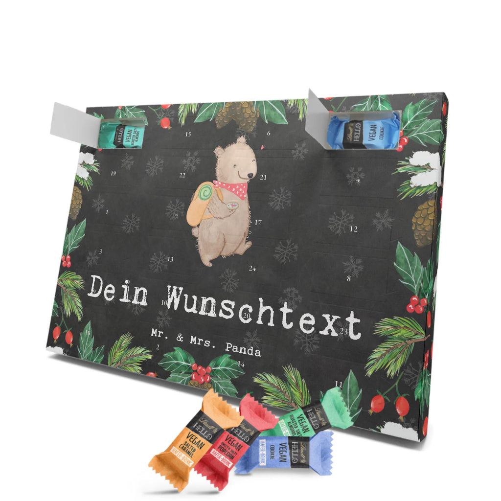 Personalisierter veganer Adventskalender Bär Wandern Personalisierter veganer Adventskalender, Geschenk, Sport, Sportart, Hobby, Schenken, Danke, Dankeschön, Auszeichnung, Gewinn, Sportler, Wandern, Bergsteigen, Wintertouren, Outdoor Sport, Freizeitsport, Spazieren, Natur entdecken