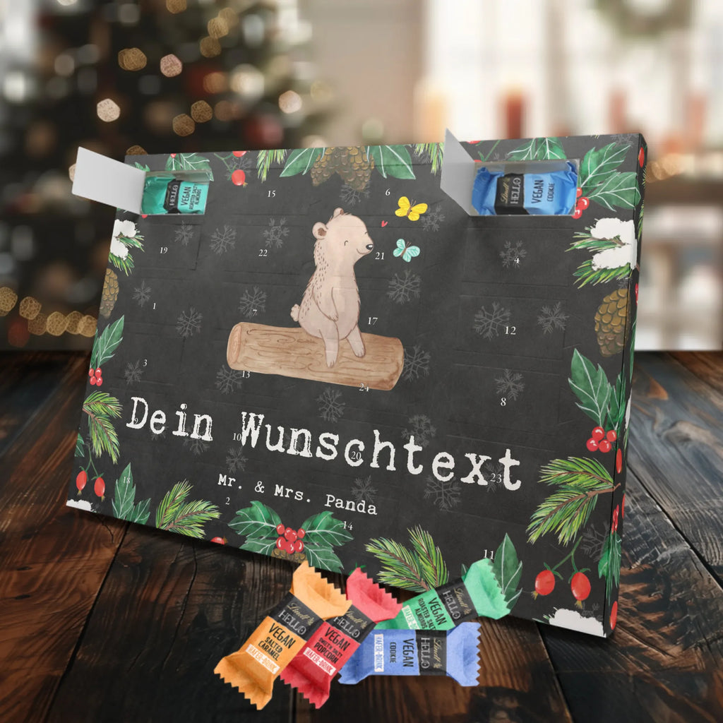 Personalisierter veganer Adventskalender Bär Naturliebhaber Personalisierter veganer Adventskalender, Geschenk, Sport, Sportart, Hobby, Schenken, Danke, Dankeschön, Auszeichnung, Gewinn, Sportler, Naturliebhaber, Outdoor, Wandern, Nature Lover