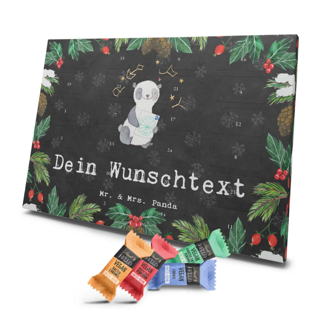 Personalisierter veganer Adventskalender Panda Astrologie Personalisierter veganer Adventskalender, Geschenk, Sport, Sportart, Hobby, Schenken, Danke, Dankeschön, Auszeichnung, Gewinn, Sportler, Astrologie, Horoskop, Sternbilder