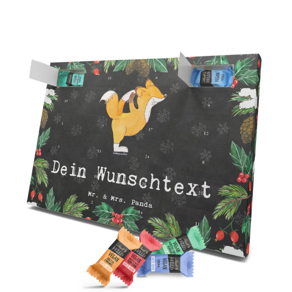 Personalisierter veganer Adventskalender Fuchs Eiskunstläufer Personalisierter veganer Adventskalender, Geschenk, Sport, Sportart, Hobby, Schenken, Danke, Dankeschön, Auszeichnung, Gewinn, Sportler, Eiskunstläufer, Eiskunstläuferin, Eiskunst