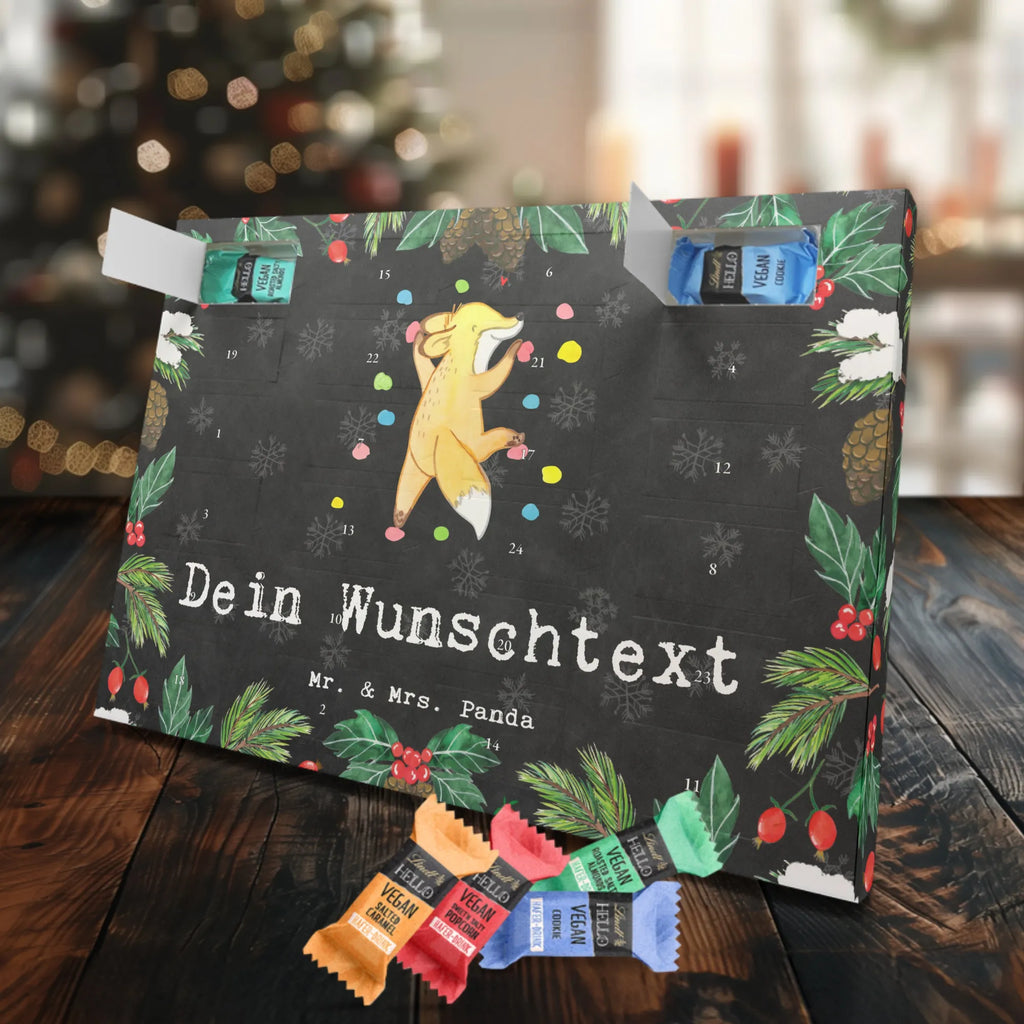 Personalisierter veganer Adventskalender Fuchs Bouldern Personalisierter veganer Adventskalender, Geschenk, Sport, Sportart, Hobby, Schenken, Danke, Dankeschön, Auszeichnung, Gewinn, Sportler, bouldern, Klettern, Kletterhalle, Boulderhalle