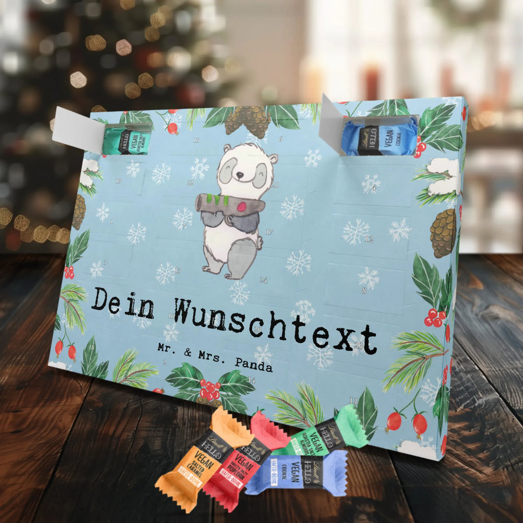 Personalisierter veganer Adventskalender Panda LaserTag Personalisierter veganer Adventskalender, Geschenk, Sport, Sportart, Hobby, Schenken, Danke, Dankeschön, Auszeichnung, Gewinn, Sportler, Lasertag, Lasergame Zentrum