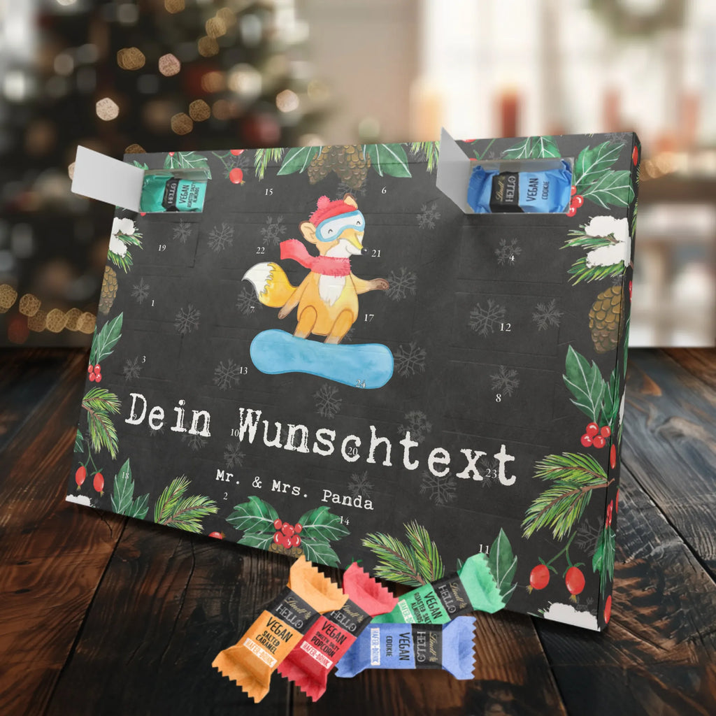 Personalisierter veganer Adventskalender Hase Snowboarden Personalisierter veganer Adventskalender, Geschenk, Sport, Sportart, Hobby, Schenken, Danke, Dankeschön, Auszeichnung, Gewinn, Sportler, Snowboard, snowboarden, Wintersport, Snowboardschule, Winterurlaub