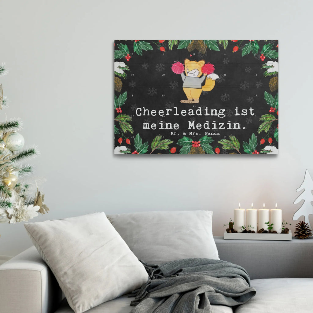 Tee Adventskalender Fuchs Cheerleader Adventskalender, Kerzen Adventskalender, Duftkerzen Adventskalender, Geschenk, Sport, Sportart, Hobby, Schenken, Danke, Dankeschön, Auszeichnung, Gewinn, Sportler, Cheerleader, Cheerleading, Turnen, Turn Club, Turniere