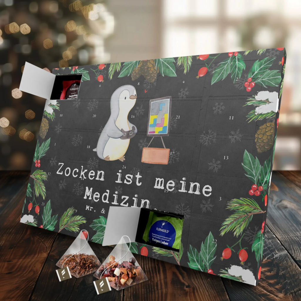 Tee Adventskalender Pinguin Zocken Adventskalender, Kerzen Adventskalender, Duftkerzen Adventskalender, Geschenk, Sport, Sportart, Hobby, Schenken, Danke, Dankeschön, Auszeichnung, Gewinn, Sportler, Zocken, Gaming, Videospiele, Videogames