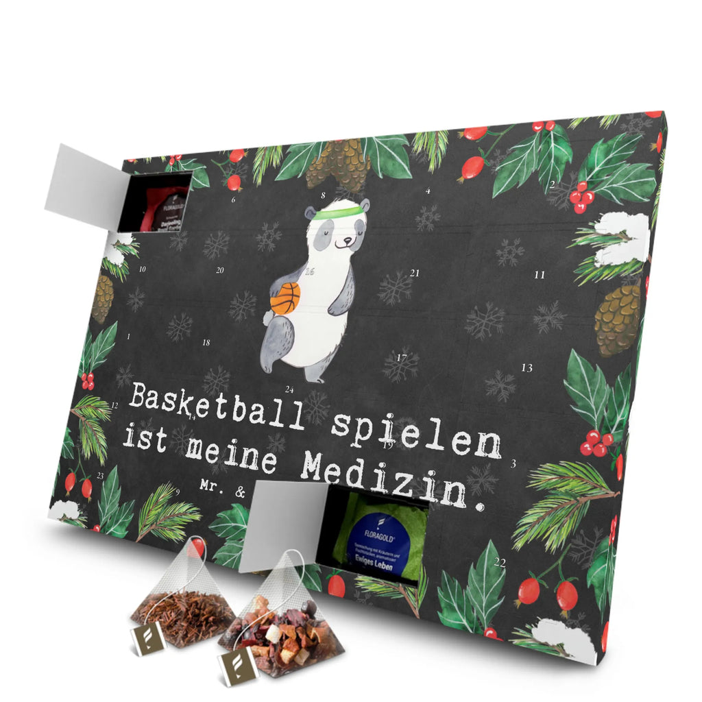 Tee Adventskalender Panda Basketball Adventskalender, Kerzen Adventskalender, Duftkerzen Adventskalender, Geschenk, Sport, Sportart, Hobby, Schenken, Danke, Dankeschön, Auszeichnung, Gewinn, Sportler, Basketball, Basketball Verein, Basketball Verband, Basketballplatz