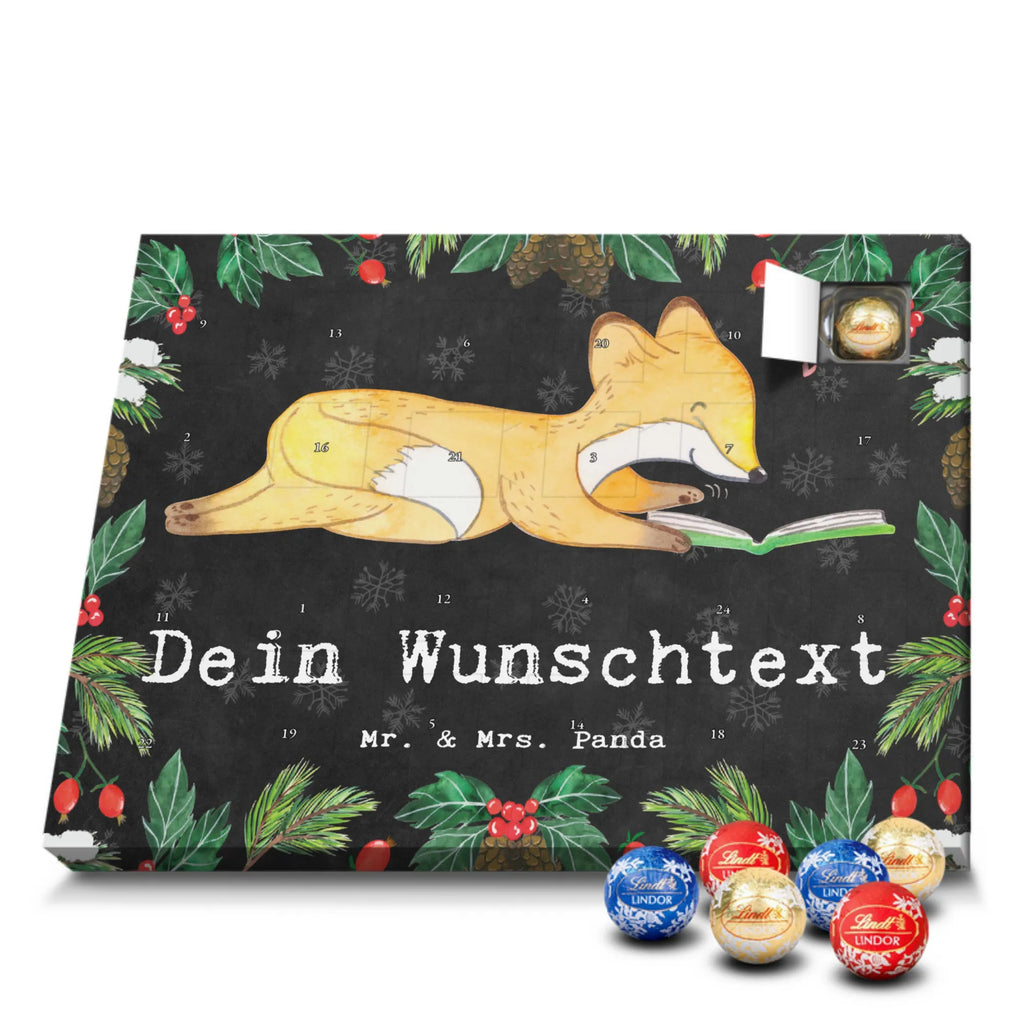 Personalisierter Kugel Markenschokolade Adventskalender Fuchs Lesen Personalisierter Kugel Markenschokolade Adventskalender, Geschenk, Sport, Sportart, Hobby, Schenken, Danke, Dankeschön, Auszeichnung, Gewinn, Sportler, lesen, Bücher lesen, Bücherwurm