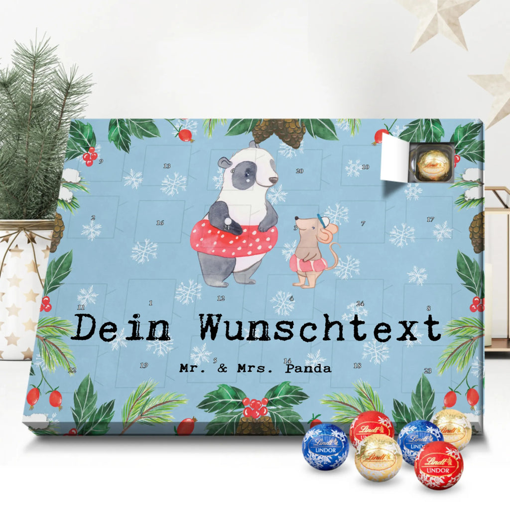 Personalisierter Kugel Markenschokolade Adventskalender Otter Schwimmen Personalisierter Kugel Markenschokolade Adventskalender, Geschenk, Sport, Sportart, Hobby, Schenken, Danke, Dankeschön, Auszeichnung, Gewinn, Sportler, Schwimmen, Schwimmkurs, Wassersport