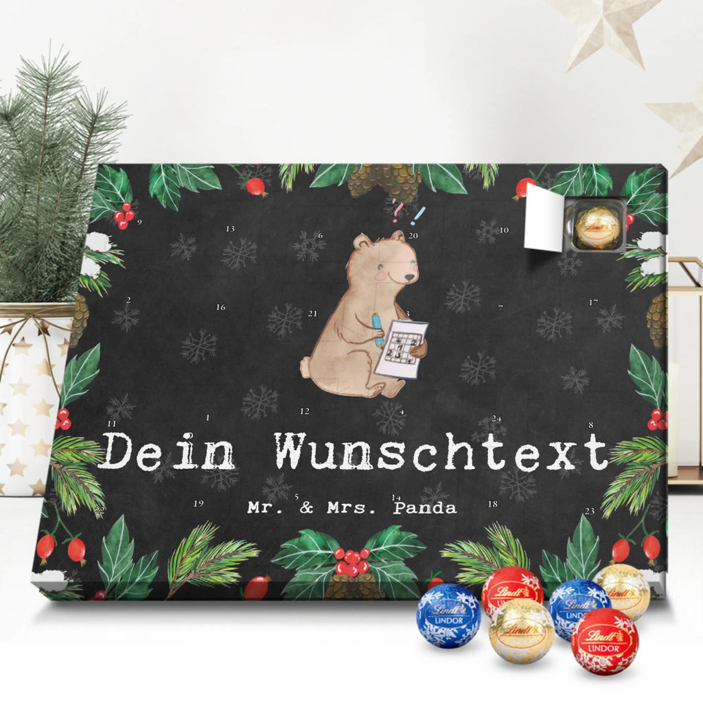 Personalisierter Kugel Markenschokolade Adventskalender Bär Rätsel lösen Personalisierter Kugel Markenschokolade Adventskalender, Geschenk, Sport, Sportart, Hobby, Schenken, Danke, Dankeschön, Auszeichnung, Gewinn, Sportler, Rätsel lösen, Kreuzworträtsel lösen, Knobeln, Gedächtnistraining, Gedächtnissport