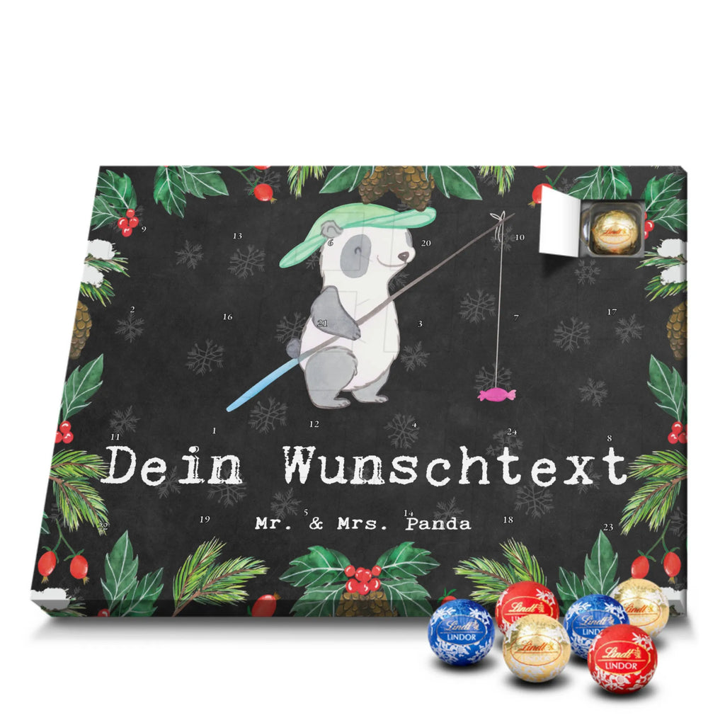 Personalisierter Kugel Markenschokolade Adventskalender Panda Angeln Personalisierter Kugel Markenschokolade Adventskalender, Geschenk, Sport, Sportart, Hobby, Schenken, Danke, Dankeschön, Auszeichnung, Gewinn, Sportler, angeln, Angelsport, Angelverein, Angler, angeln gehen, Hobbyangler