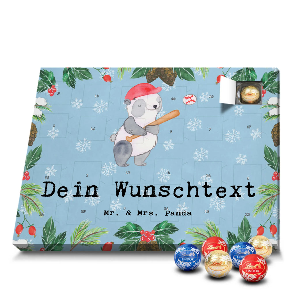 Personalisierter Kugel Markenschokolade Adventskalender Panda Baseball spielen Personalisierter Kugel Markenschokolade Adventskalender, Geschenk, Sport, Sportart, Hobby, Schenken, Danke, Dankeschön, Auszeichnung, Gewinn, Sportler, Baseball spielen, Baseball Spielen, Baseball Match, Ballsport, Baseballplatz, Baseballverein