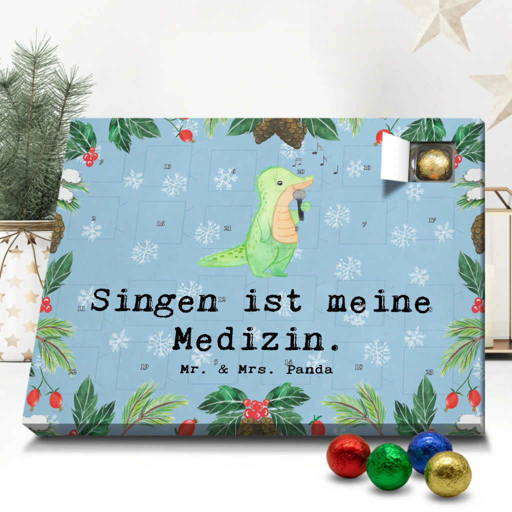 Schoko Adventskalender Krokodil Singen Adventskalender, Schokoladen Adventskalender, Schoko Adventskalender, Geschenk, Sport, Sportart, Hobby, Schenken, Danke, Dankeschön, Auszeichnung, Gewinn, Sportler, Singen, Band, Live Auftritt, Gesang, Hobbysänger