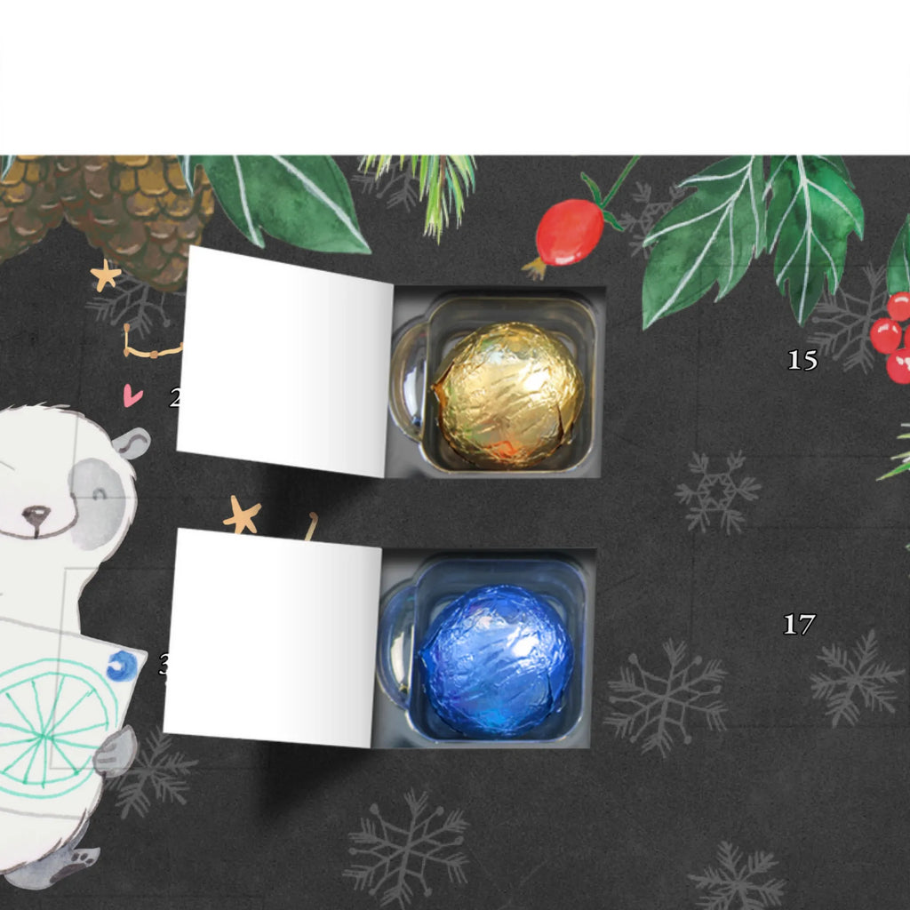 Schoko Adventskalender Panda Astrologie Adventskalender, Schokoladen Adventskalender, Schoko Adventskalender, Geschenk, Sport, Sportart, Hobby, Schenken, Danke, Dankeschön, Auszeichnung, Gewinn, Sportler, Astrologie, Horoskop, Sternbilder