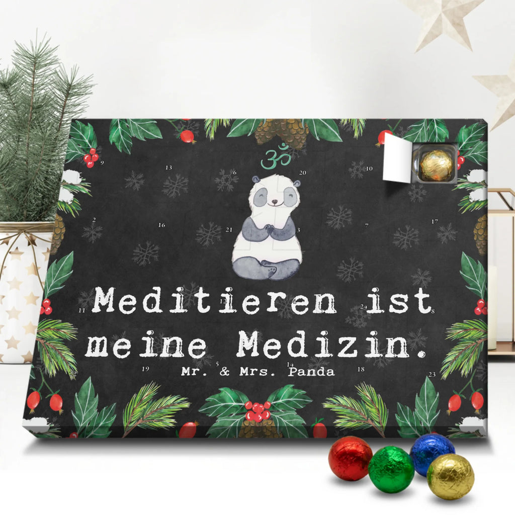 Schoko Adventskalender Panda Meditieren Adventskalender, Schokoladen Adventskalender, Schoko Adventskalender, Geschenk, Sport, Sportart, Hobby, Schenken, Danke, Dankeschön, Auszeichnung, Gewinn, Sportler, Meditieren, Meditation, Meditationskurs