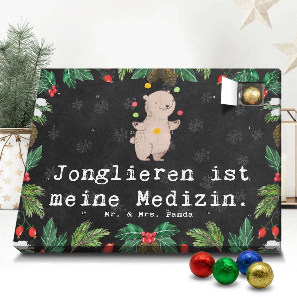 Schoko Adventskalender Bär Jonglieren Adventskalender, Schokoladen Adventskalender, Schoko Adventskalender, Geschenk, Sport, Sportart, Hobby, Schenken, Danke, Dankeschön, Auszeichnung, Gewinn, Sportler, Jonglieren, Jongleur, Zirkus, Artistik