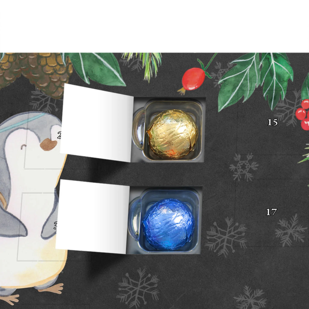 Schoko Adventskalender Pinguin Ausflug Adventskalender, Schokoladen Adventskalender, Schoko Adventskalender, Geschenk, Sport, Sportart, Hobby, Schenken, Danke, Dankeschön, Auszeichnung, Gewinn, Sportler, Ausflüge machen, reisen, Ausflug, Ausflugsziele