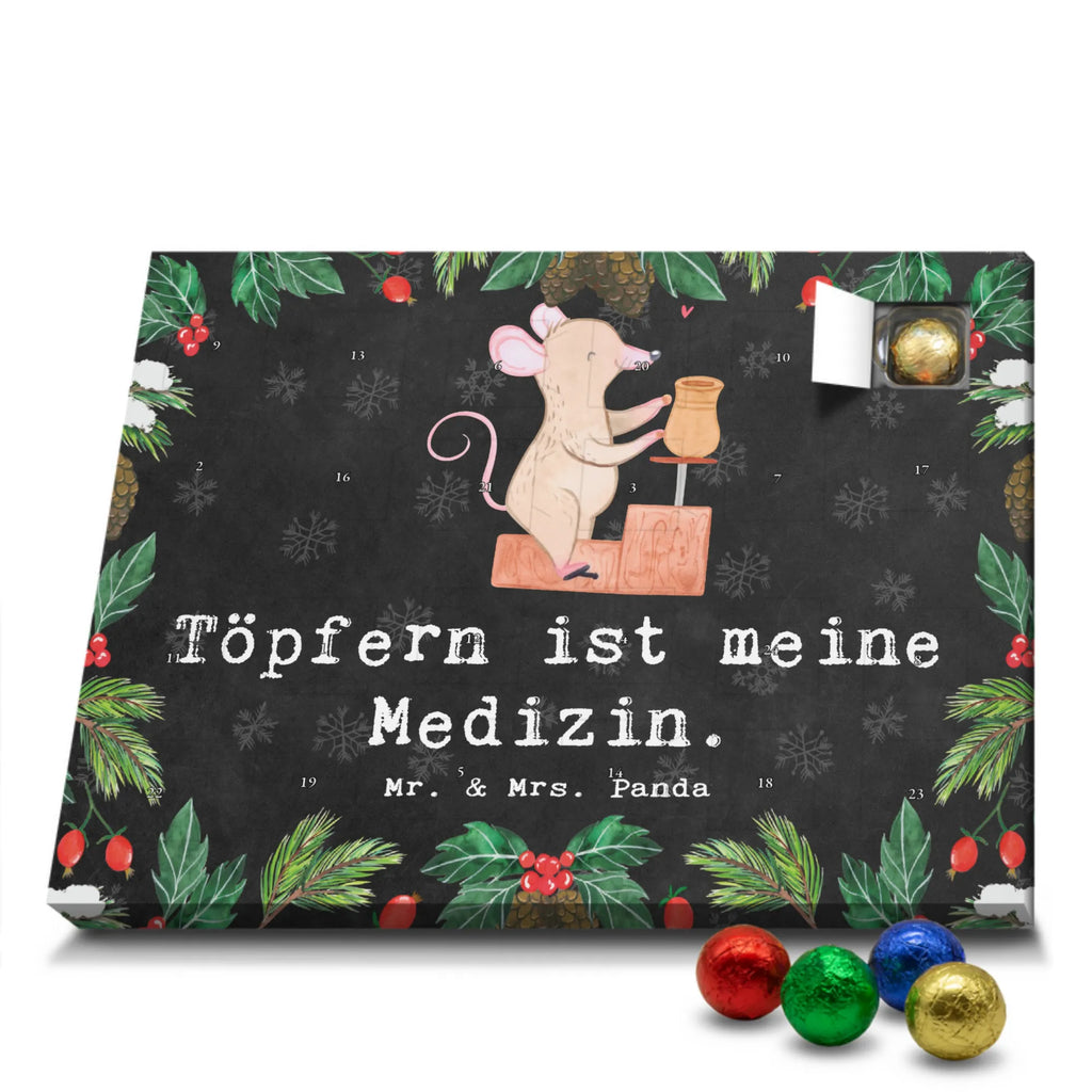 Schoko Adventskalender Maus Töpfern Adventskalender, Schokoladen Adventskalender, Schoko Adventskalender, Geschenk, Sport, Sportart, Hobby, Schenken, Danke, Dankeschön, Auszeichnung, Gewinn, Sportler, Töpfern, Töpferei, Töpferkurs