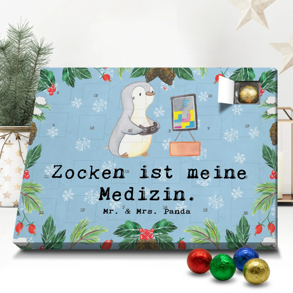 Schoko Adventskalender Pinguin Zocken Adventskalender, Schokoladen Adventskalender, Schoko Adventskalender, Geschenk, Sport, Sportart, Hobby, Schenken, Danke, Dankeschön, Auszeichnung, Gewinn, Sportler, Zocken, Gaming, Videospiele, Videogames