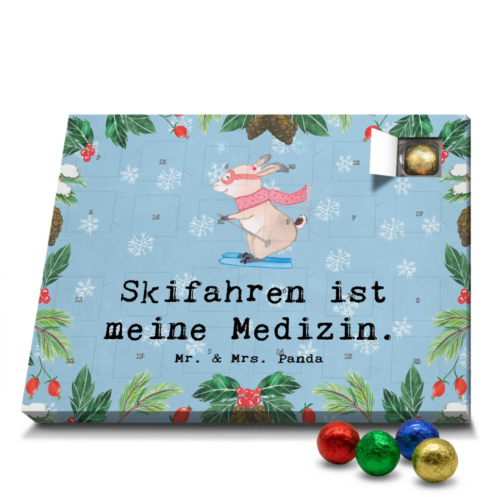 Schoko Adventskalender Hase Skifahren Adventskalender, Schokoladen Adventskalender, Schoko Adventskalender, Geschenk, Sport, Sportart, Hobby, Schenken, Danke, Dankeschön, Auszeichnung, Gewinn, Sportler, Ski fahren, Skifahren, Skisport, Skiwettbewerb, Skirennen