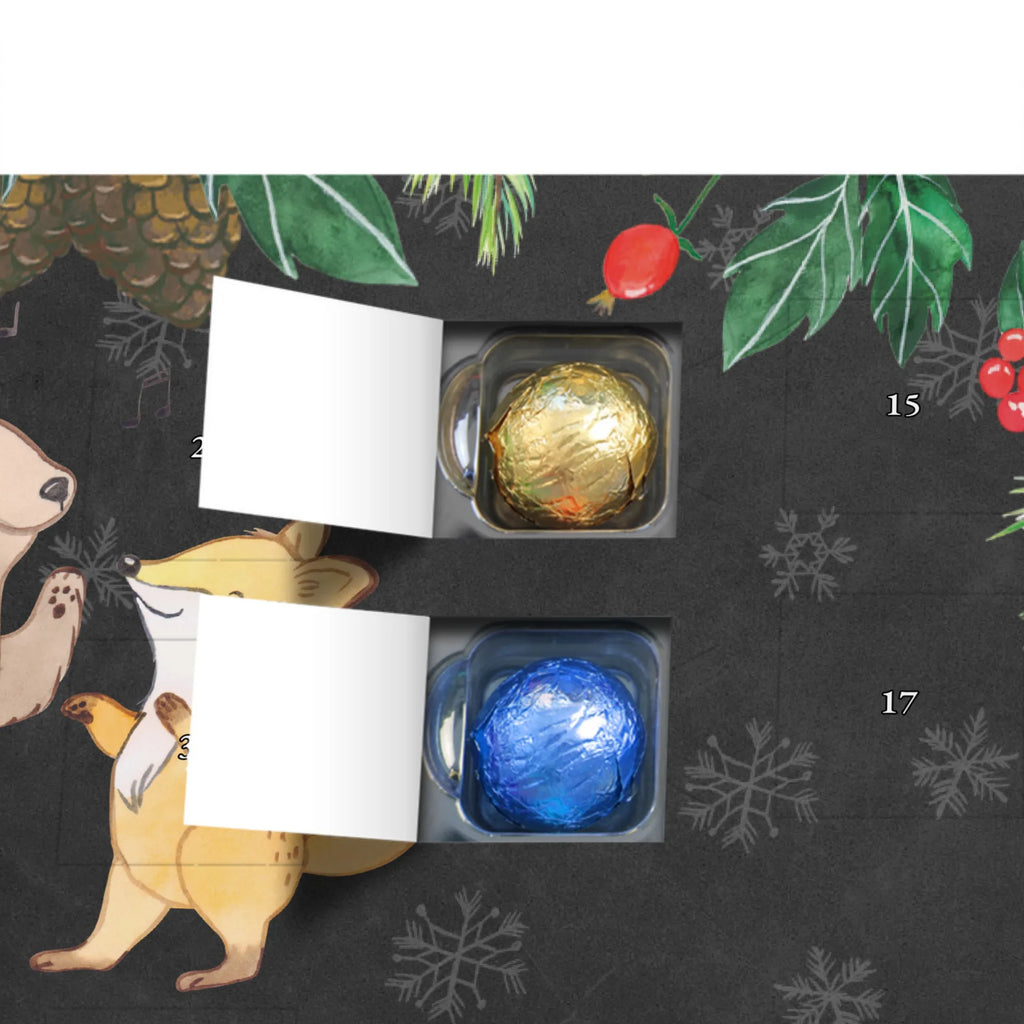 Schoko Adventskalender Bär & Fuchs Disco Adventskalender, Schokoladen Adventskalender, Schoko Adventskalender, Geschenk, Sport, Sportart, Hobby, Schenken, Danke, Dankeschön, Auszeichnung, Gewinn, Sportler, Disco, Clubs, Tanzen, Feiern, Clubbing