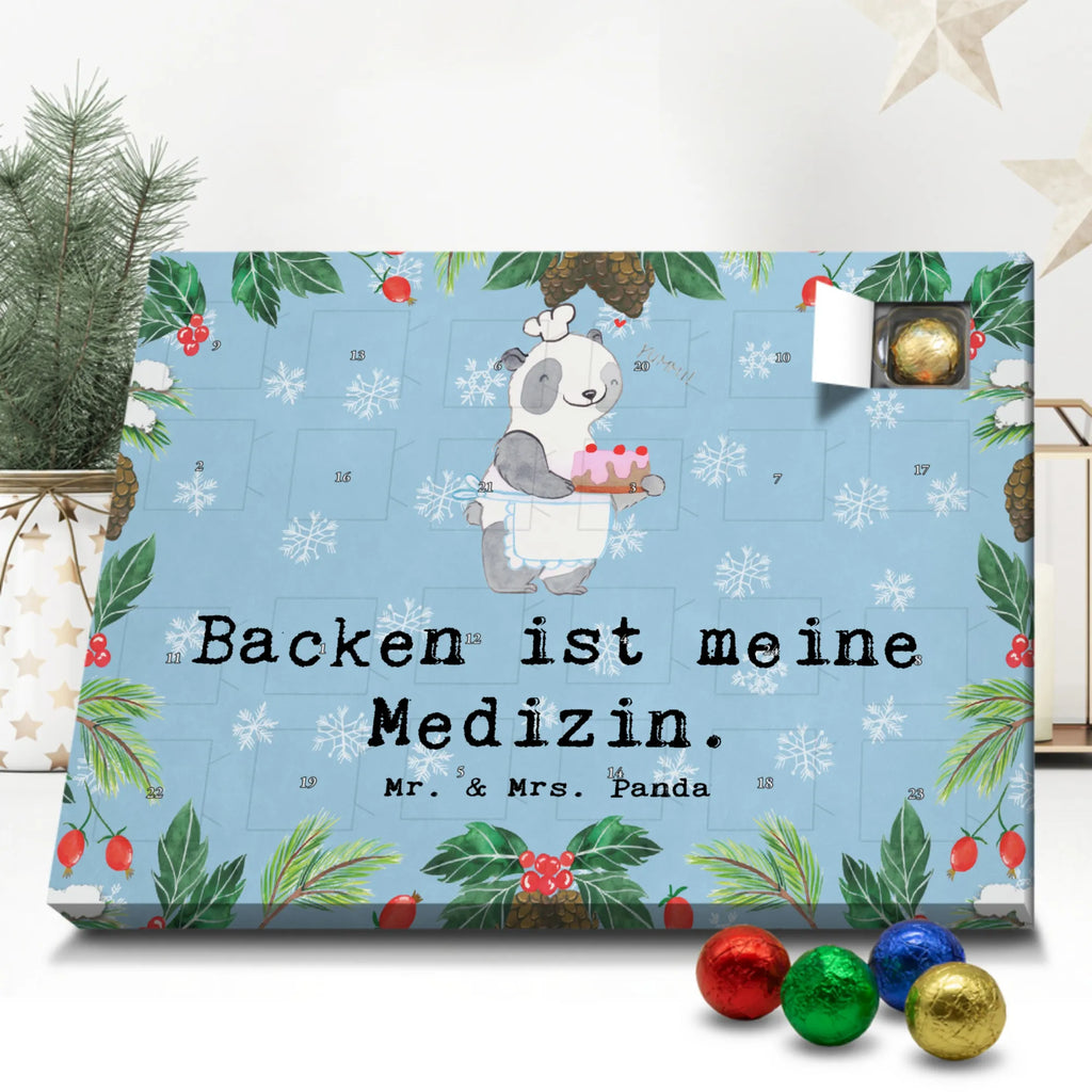 Schoko Adventskalender Panda Backen Adventskalender, Schokoladen Adventskalender, Schoko Adventskalender, Geschenk, Sport, Sportart, Hobby, Schenken, Danke, Dankeschön, Auszeichnung, Gewinn, Sportler, backen, Hobbybäcker, Kuchen backen