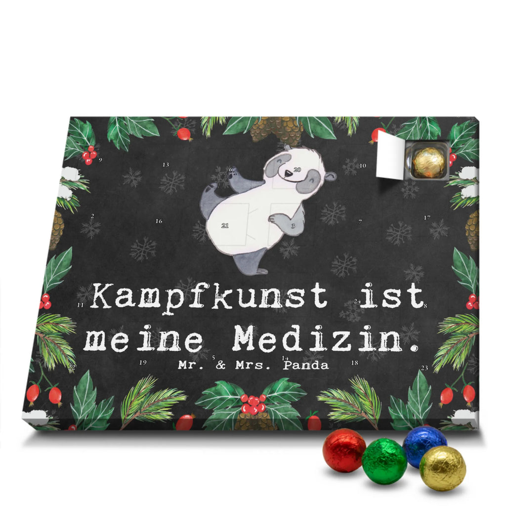 Schoko Adventskalender Panda Kampfkunst Adventskalender, Schokoladen Adventskalender, Schoko Adventskalender, Geschenk, Sport, Sportart, Hobby, Schenken, Danke, Dankeschön, Auszeichnung, Gewinn, Sportler, Kampfkunst, Kampfsportarten, Selbstverteidigung