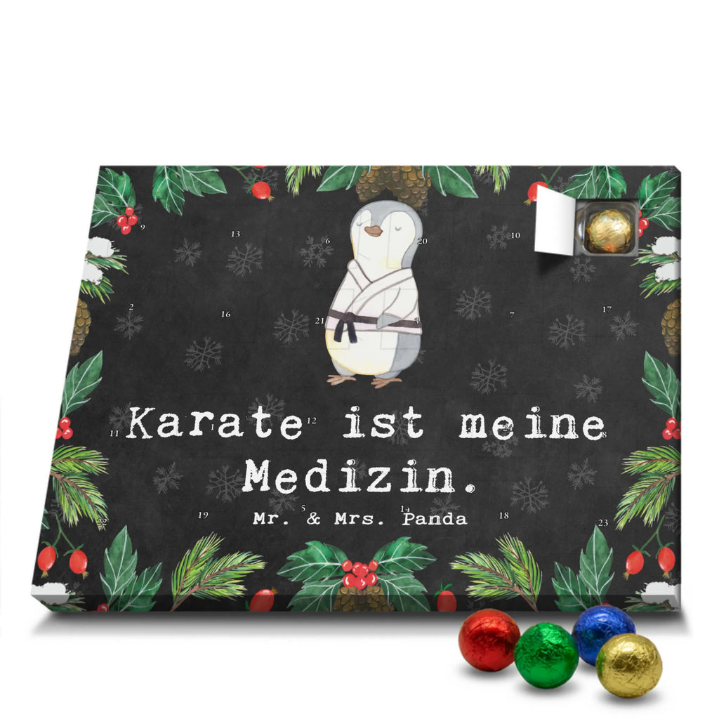 Schoko Adventskalender Pinguin Karate Adventskalender, Schokoladen Adventskalender, Schoko Adventskalender, Geschenk, Sport, Sportart, Hobby, Schenken, Danke, Dankeschön, Auszeichnung, Gewinn, Sportler, Karate, Kampfsportart, Selbstverteidigung, Kampfkunst, Karate Verein