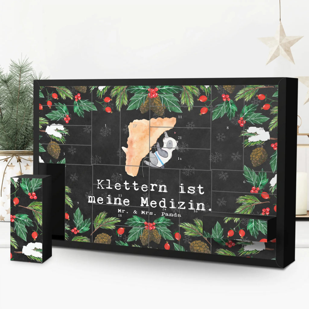 Befüllbarer Adventskalender Panda Klettern Befüllbarer Adventskalender, Adventskalender zum selbst befüllen, Geschenk, Sport, Sportart, Hobby, Schenken, Danke, Dankeschön, Auszeichnung, Gewinn, Sportler, Klettern, Bouldern, Kletterhalle, Klettersport