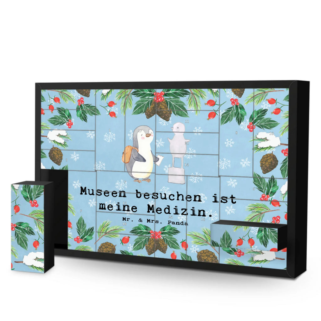 Befüllbarer Adventskalender Pinguin Museum besuchen Befüllbarer Adventskalender, Adventskalender zum selbst befüllen, Geschenk, Sport, Sportart, Hobby, Schenken, Danke, Dankeschön, Auszeichnung, Gewinn, Sportler, Museum besuchen, Museen