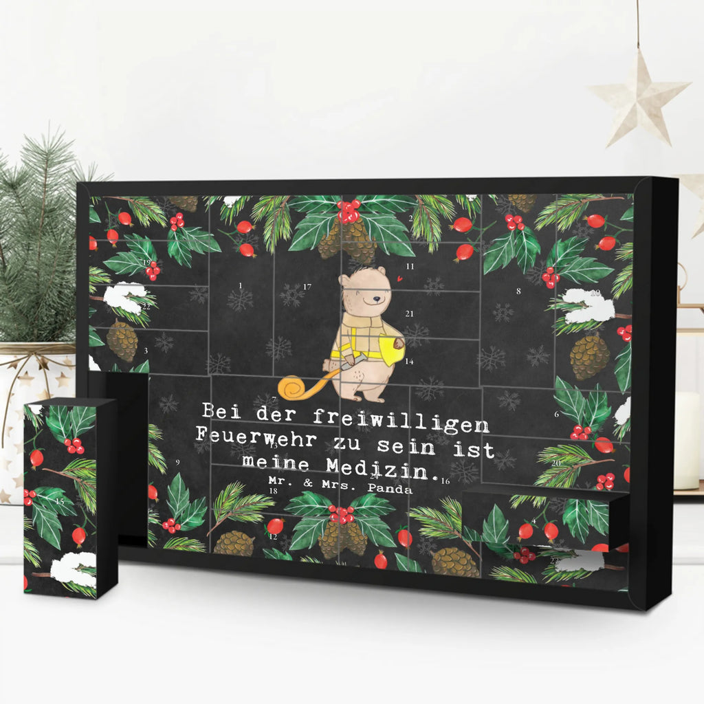 Befüllbarer Adventskalender Bär Freiwillige Feuerwehr Befüllbarer Adventskalender, Adventskalender zum selbst befüllen, Geschenk, Sport, Sportart, Hobby, Schenken, Danke, Dankeschön, Auszeichnung, Gewinn, Sportler, Freiwillige Feuerwehr, Feuerwehrfest, Jugendfeuerwehr