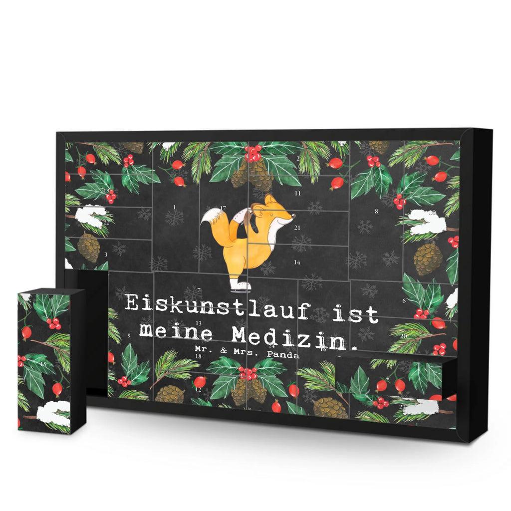 Befüllbarer Adventskalender Fuchs Eiskunstläufer Befüllbarer Adventskalender, Adventskalender zum selbst befüllen, Geschenk, Sport, Sportart, Hobby, Schenken, Danke, Dankeschön, Auszeichnung, Gewinn, Sportler, Eiskunstläufer, Eiskunstläuferin, Eiskunst