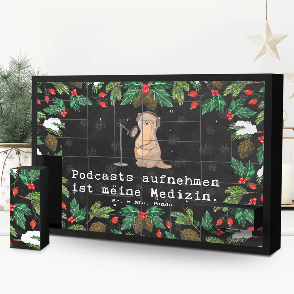 Befüllbarer Adventskalender Otter Podcast aufnehmen Befüllbarer Adventskalender, Adventskalender zum selbst befüllen, Geschenk, Sport, Sportart, Hobby, Schenken, Danke, Dankeschön, Auszeichnung, Gewinn, Sportler, Podcast aufnehmen, Podcast produzieren, Podcasterin, Podcaster