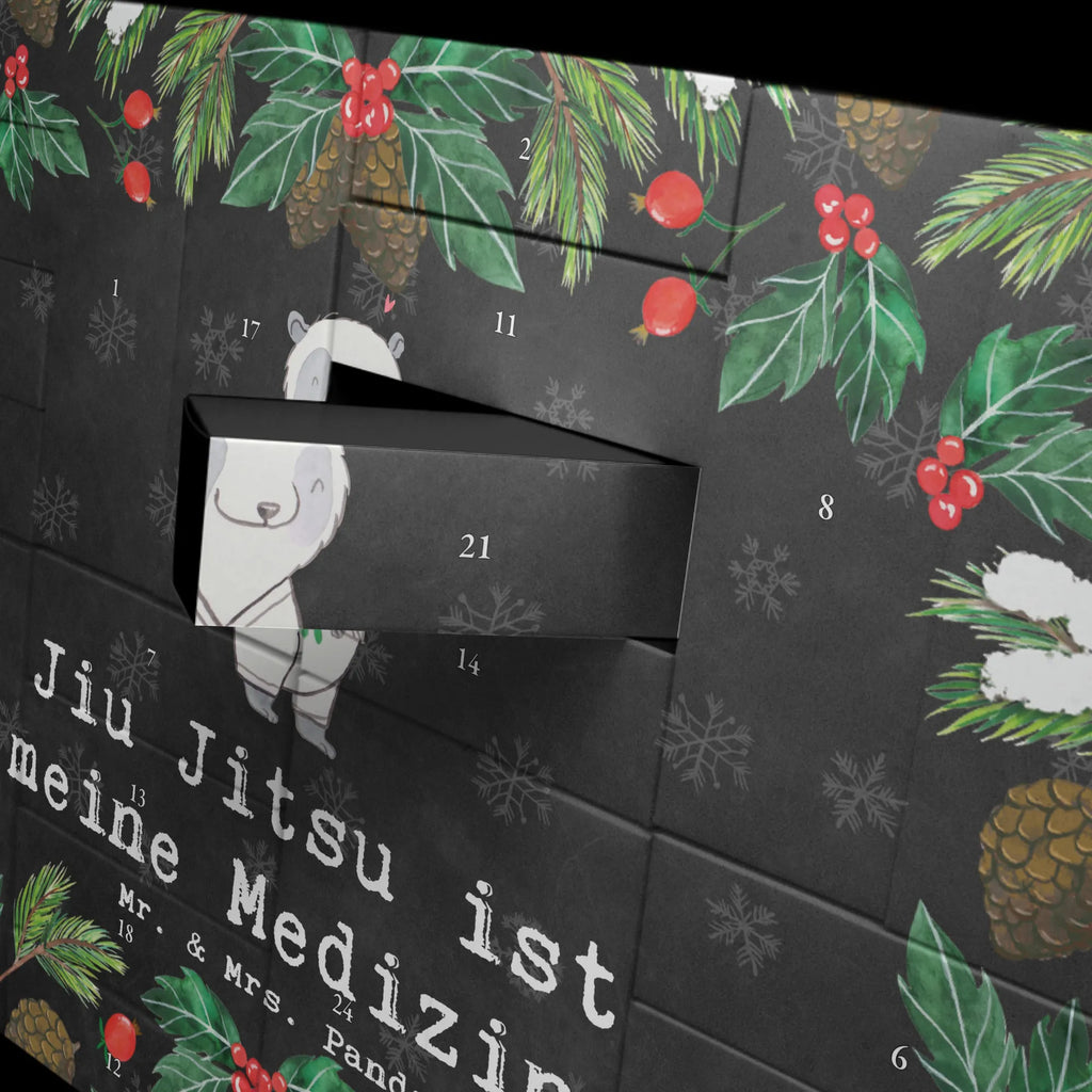 Befüllbarer Adventskalender Panda Jiu Jitsu Befüllbarer Adventskalender, Adventskalender zum selbst befüllen, Geschenk, Sport, Sportart, Hobby, Schenken, Danke, Dankeschön, Auszeichnung, Gewinn, Sportler, Jiu Jitsu, japanische Kampfkunst, Selbstverteidigung