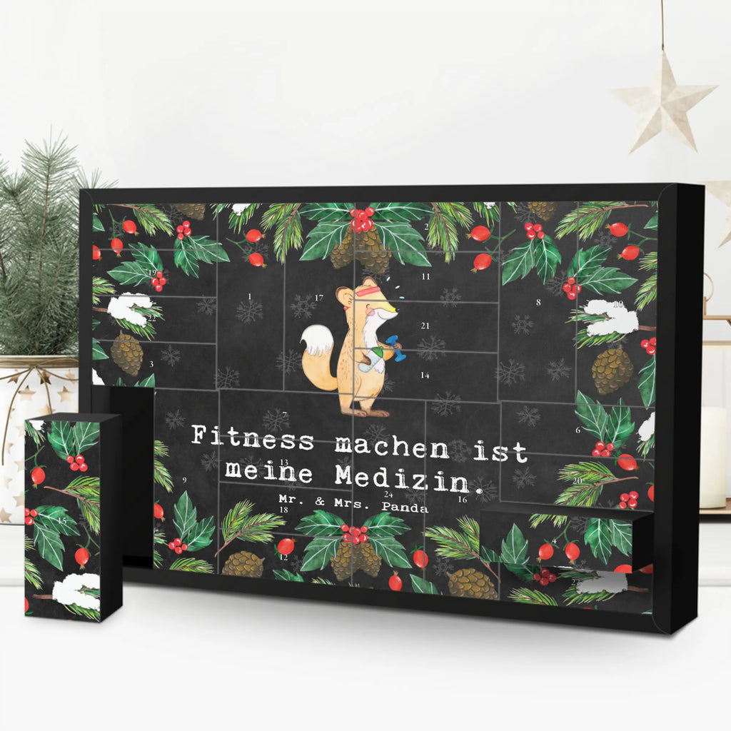 Befüllbarer Adventskalender Fuchs Fitness Befüllbarer Adventskalender, Adventskalender zum selbst befüllen, Geschenk, Sport, Sportart, Hobby, Schenken, Danke, Dankeschön, Auszeichnung, Gewinn, Sportler, Fitness, Sport treiben, Fitnessstudio, Sportclub, Kraftsport