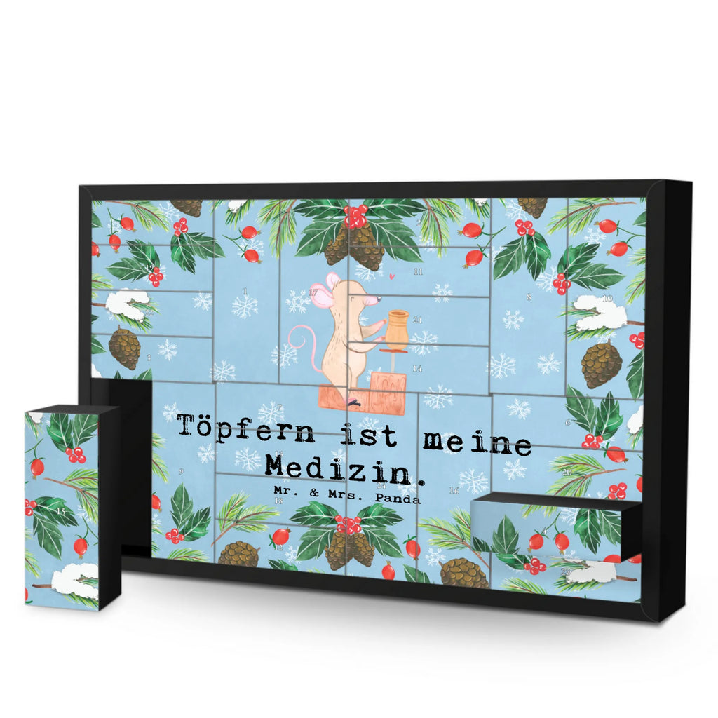 Befüllbarer Adventskalender Maus Töpfern Befüllbarer Adventskalender, Adventskalender zum selbst befüllen, Geschenk, Sport, Sportart, Hobby, Schenken, Danke, Dankeschön, Auszeichnung, Gewinn, Sportler, Töpfern, Töpferei, Töpferkurs