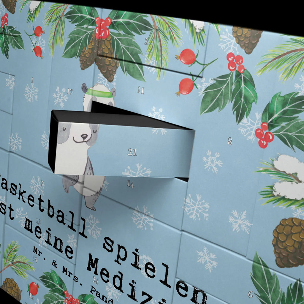 Befüllbarer Adventskalender Panda Basketball Befüllbarer Adventskalender, Adventskalender zum selbst befüllen, Geschenk, Sport, Sportart, Hobby, Schenken, Danke, Dankeschön, Auszeichnung, Gewinn, Sportler, Basketball, Basketball Verein, Basketball Verband, Basketballplatz