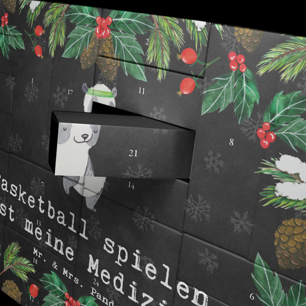 Befüllbarer Adventskalender Panda Basketball Befüllbarer Adventskalender, Adventskalender zum selbst befüllen, Geschenk, Sport, Sportart, Hobby, Schenken, Danke, Dankeschön, Auszeichnung, Gewinn, Sportler, Basketball, Basketball Verein, Basketball Verband, Basketballplatz