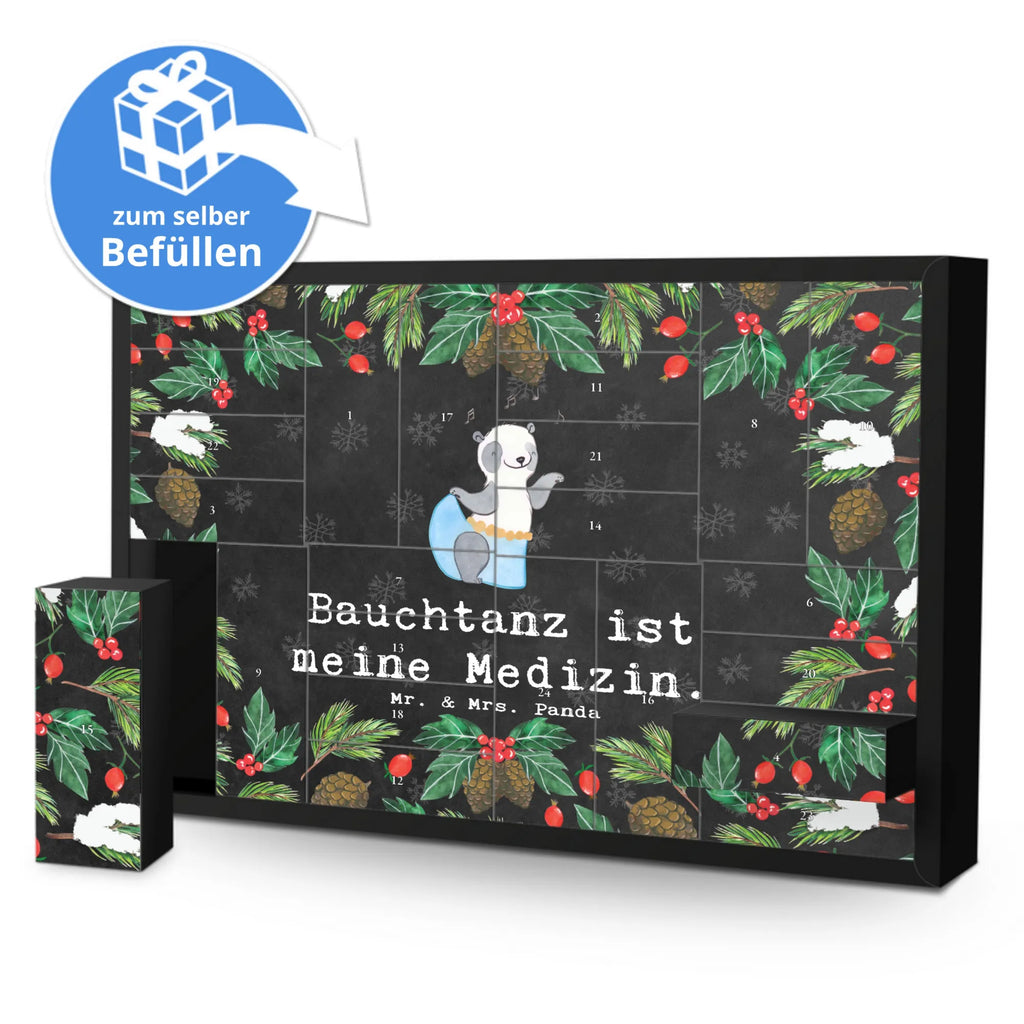 Befüllbarer Adventskalender Panda Bauchtanz Befüllbarer Adventskalender, Adventskalender zum selbst befüllen, Geschenk, Sport, Sportart, Hobby, Schenken, Danke, Dankeschön, Auszeichnung, Gewinn, Sportler, Bauchtanz, orientalischer Tanz, Tanzen