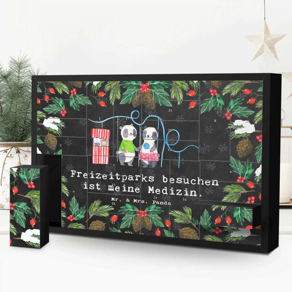 Befüllbarer Adventskalender Pandas Freizeitpark besuchen Befüllbarer Adventskalender, Adventskalender zum selbst befüllen, Geschenk, Sport, Sportart, Hobby, Schenken, Danke, Dankeschön, Auszeichnung, Gewinn, Sportler, Freizeitpark besuchen, Achterbahn fahren