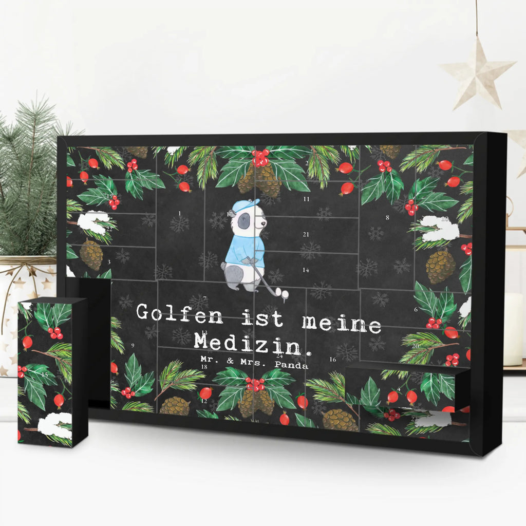 Befüllbarer Adventskalender Panda Golfen Befüllbarer Adventskalender, Adventskalender zum selbst befüllen, Geschenk, Sport, Sportart, Hobby, Schenken, Danke, Dankeschön, Auszeichnung, Gewinn, Sportler, Golfen, Golf spielen, Golfplatz, Golfturnier, Golf Verein