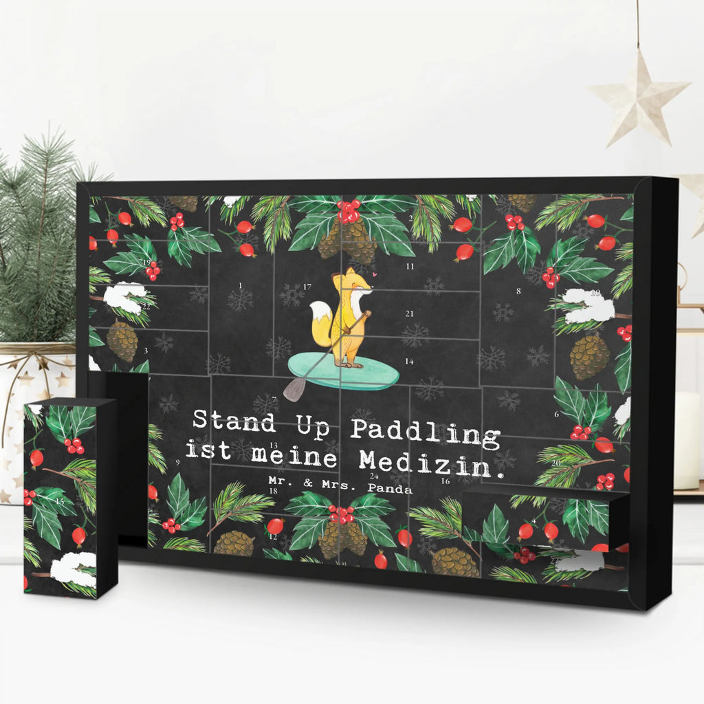 Befüllbarer Adventskalender Fuchs Stand Up Paddling Befüllbarer Adventskalender, Adventskalender zum selbst befüllen, Geschenk, Sport, Sportart, Hobby, Schenken, Danke, Dankeschön, Auszeichnung, Gewinn, Sportler, Stand Up Paddling, Paddle Boarding, SUB, subben, Stand up paddle