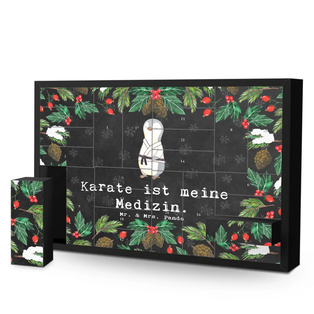 Befüllbarer Adventskalender Pinguin Karate Befüllbarer Adventskalender, Adventskalender zum selbst befüllen, Geschenk, Sport, Sportart, Hobby, Schenken, Danke, Dankeschön, Auszeichnung, Gewinn, Sportler, Karate, Kampfsportart, Selbstverteidigung, Kampfkunst, Karate Verein