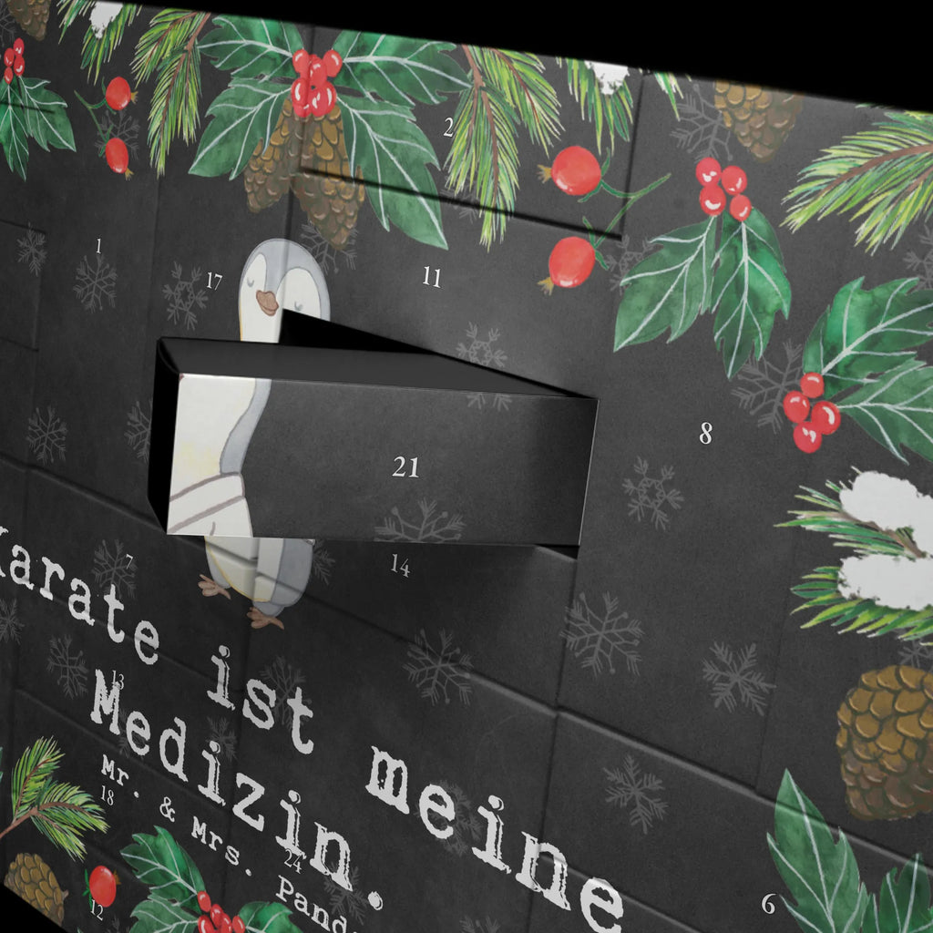 Befüllbarer Adventskalender Pinguin Karate Befüllbarer Adventskalender, Adventskalender zum selbst befüllen, Geschenk, Sport, Sportart, Hobby, Schenken, Danke, Dankeschön, Auszeichnung, Gewinn, Sportler, Karate, Kampfsportart, Selbstverteidigung, Kampfkunst, Karate Verein