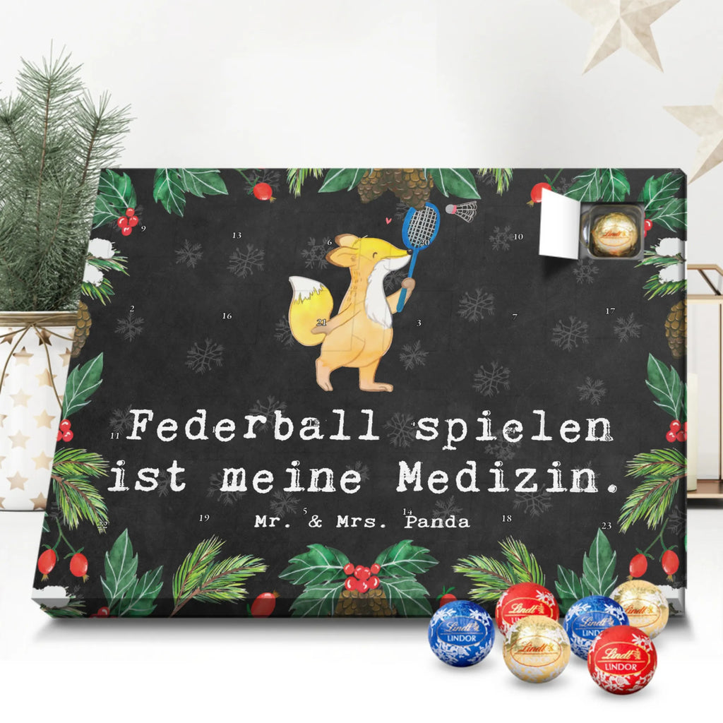 Kugel Markenschokolade Adventskalender Fuchs Federball spielen Adventskalender, Weihnachtskalender, Kalender, Weihnachten, Schokoladen Adventskalender, Kugel Markenschokolade Adventskalender, Geschenk, Sport, Sportart, Hobby, Schenken, Danke, Dankeschön, Auszeichnung, Gewinn, Sportler, Federball spielen, Badminton