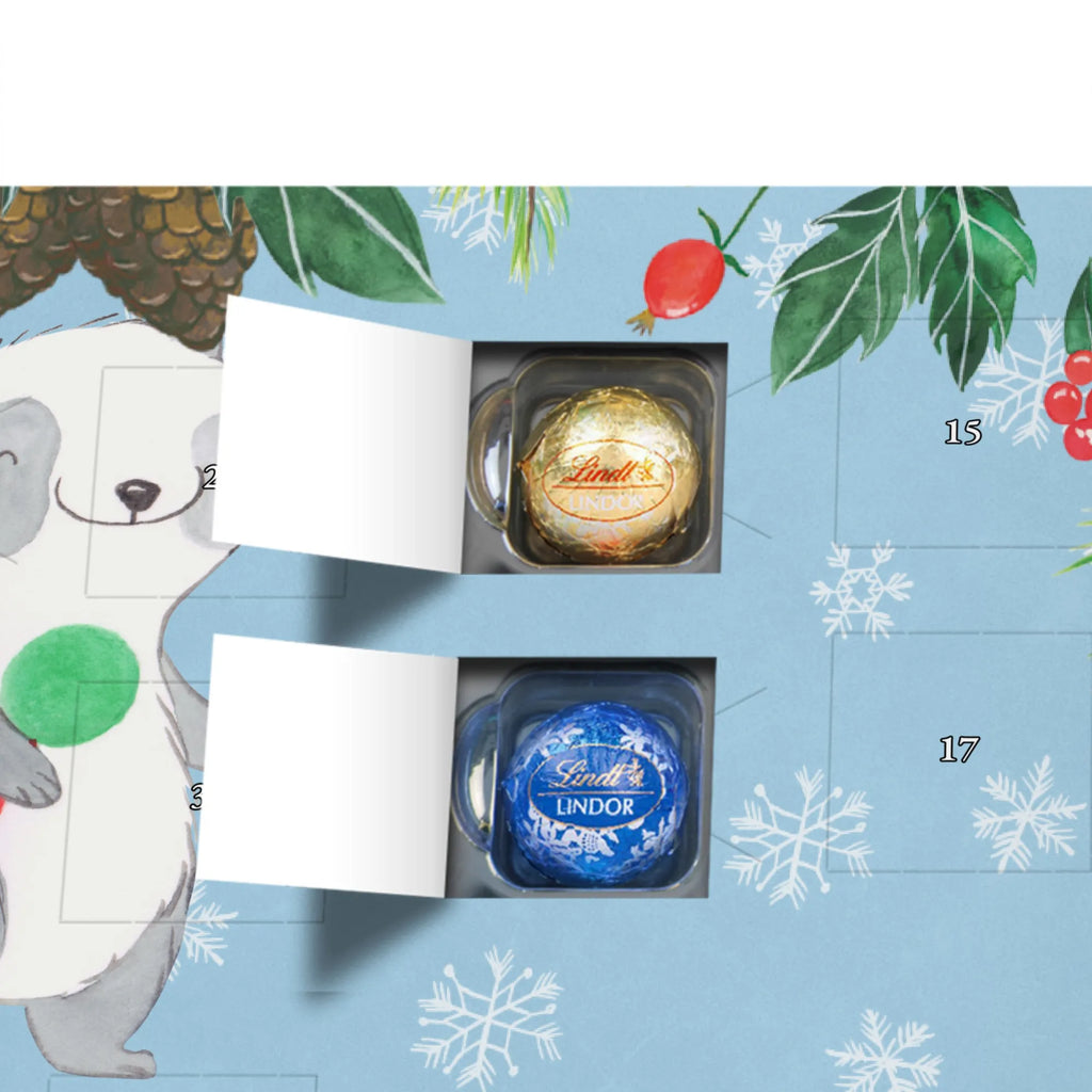 Kugel Markenschokolade Adventskalender Panda Tischtennis Adventskalender, Weihnachtskalender, Kalender, Weihnachten, Schokoladen Adventskalender, Kugel Markenschokolade Adventskalender, Geschenk, Sport, Sportart, Hobby, Schenken, Danke, Dankeschön, Auszeichnung, Gewinn, Sportler, Tischtennis, Tischtennis Bund, Tischtennis Verein, Ballsport