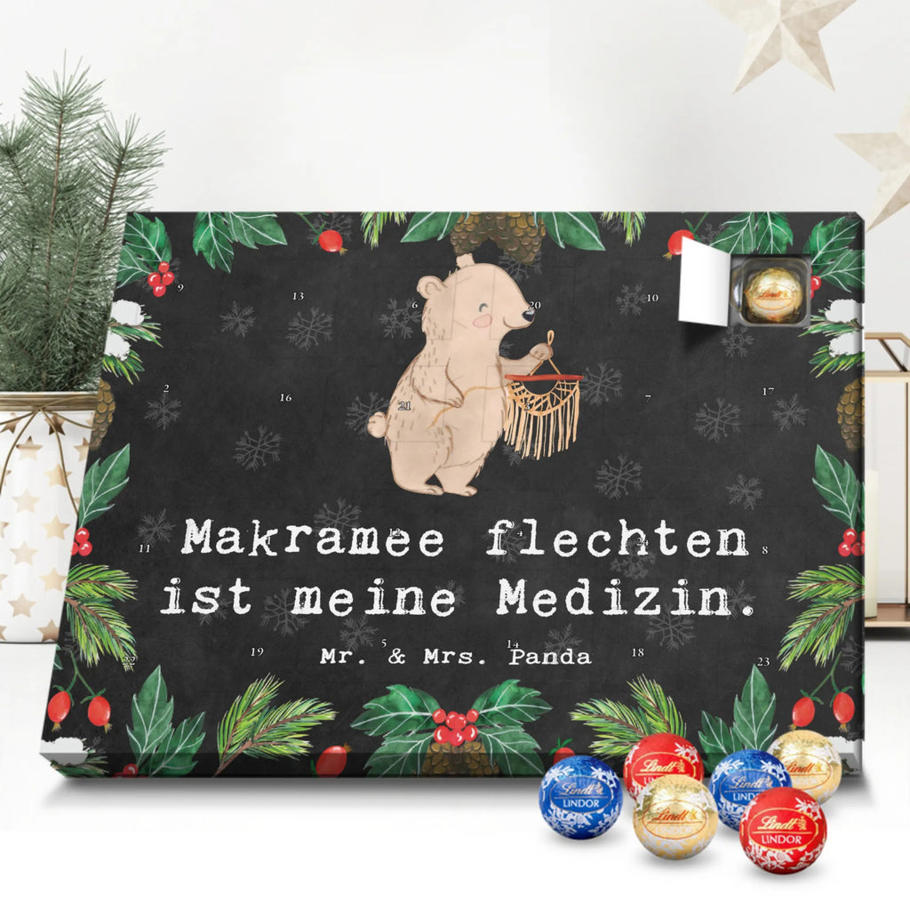 Kugel Markenschokolade Adventskalender Bär Makramee Adventskalender, Weihnachtskalender, Kalender, Weihnachten, Schokoladen Adventskalender, Kugel Markenschokolade Adventskalender, Geschenk, Sport, Sportart, Hobby, Schenken, Danke, Dankeschön, Auszeichnung, Gewinn, Sportler, Makramee, Basteln, Basteln mit Makramee