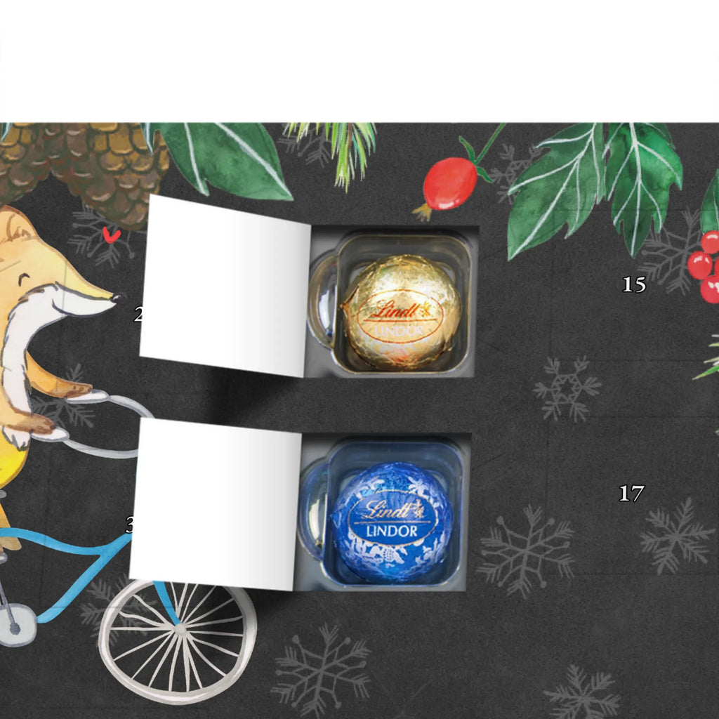 Kugel Markenschokolade Adventskalender Fuchs Fahrrad fahren Adventskalender, Weihnachtskalender, Kalender, Weihnachten, Schokoladen Adventskalender, Kugel Markenschokolade Adventskalender, Geschenk, Sport, Sportart, Hobby, Schenken, Danke, Dankeschön, Auszeichnung, Gewinn, Sportler, Fahrrad fahren, Radeln, Trekking, Mountainbiking, Radsport