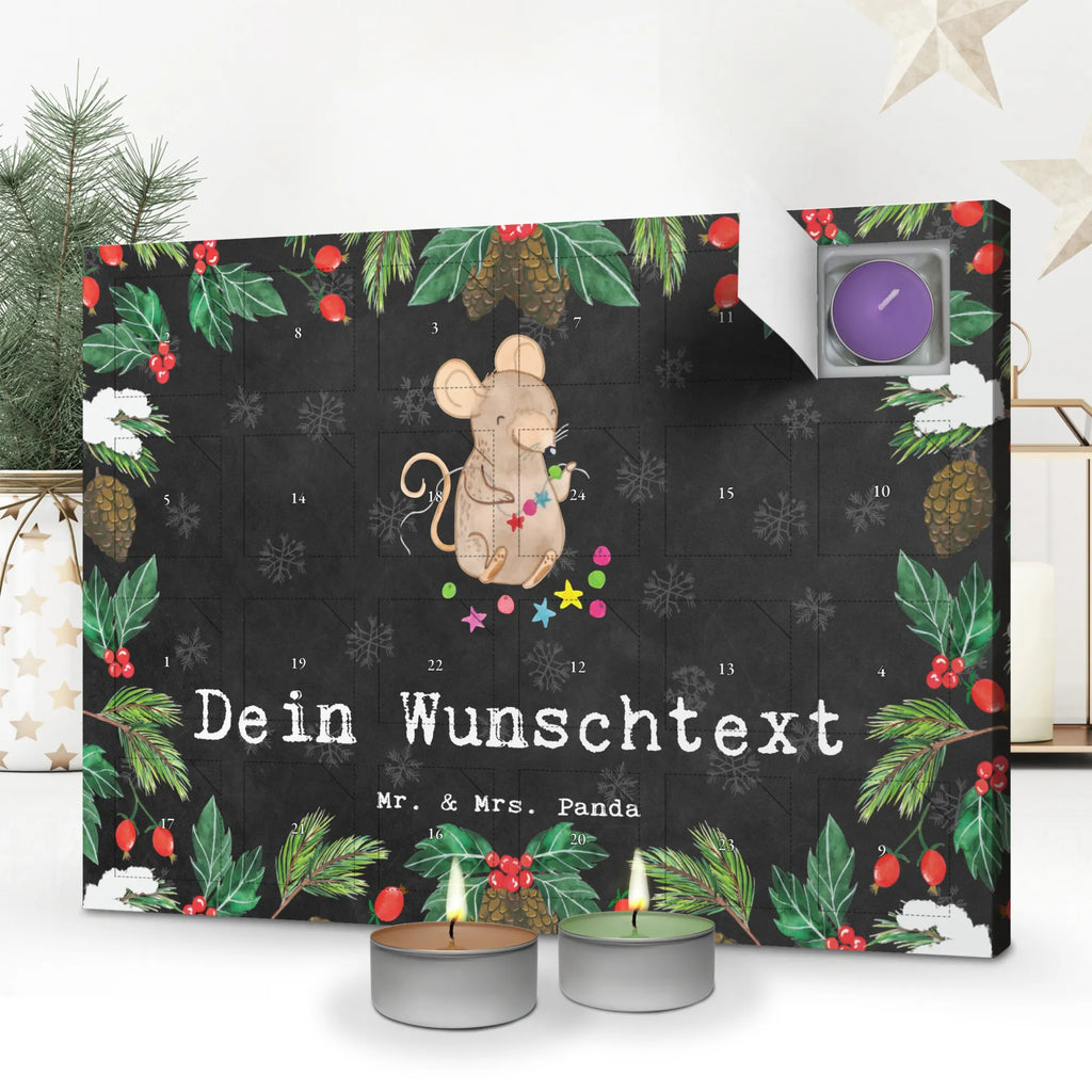 Personalisierter Duftkerzen Adventskalender Maus Schmuck selber machen Personalisierter Duftkerzen Adventskalender, Geschenk, Sport, Sportart, Hobby, Schenken, Danke, Dankeschön, Auszeichnung, Gewinn, Sportler, Schmuck selber machen, Schmuck basteln, DIY