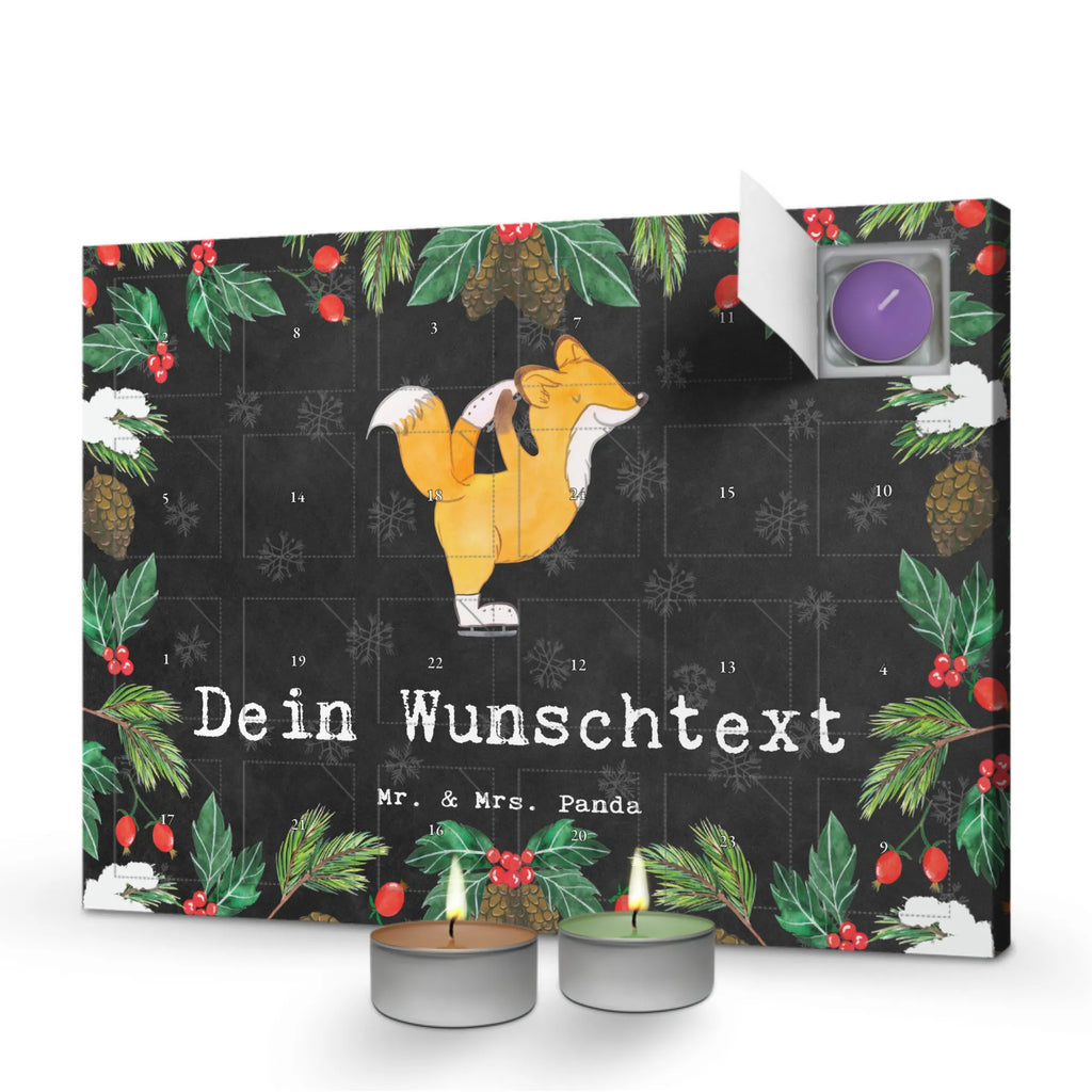 Personalisierter Duftkerzen Adventskalender Fuchs Eiskunstläufer Personalisierter Duftkerzen Adventskalender, Geschenk, Sport, Sportart, Hobby, Schenken, Danke, Dankeschön, Auszeichnung, Gewinn, Sportler, Eiskunstläufer, Eiskunstläuferin, Eiskunst