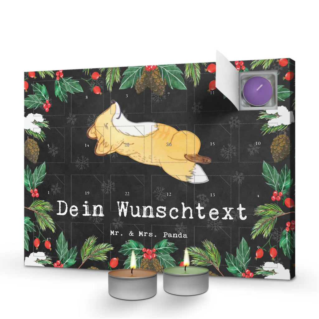 Personalisierter Duftkerzen Adventskalender Fuchs Crunches Personalisierter Duftkerzen Adventskalender, Geschenk, Sport, Sportart, Hobby, Schenken, Danke, Dankeschön, Auszeichnung, Gewinn, Sportler, Crunches, Fitness, Bauchpressen, Fitnessstudio